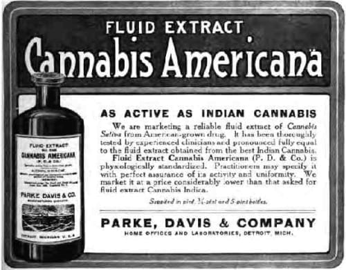 Das Bild ein Beweis darüber, dass Cannabis bereits ein Heilmittel war. Laut Bild in der USA sicherlich.